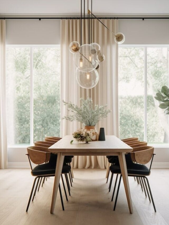 Scandinavian-dining-room-with-light-wood-tones