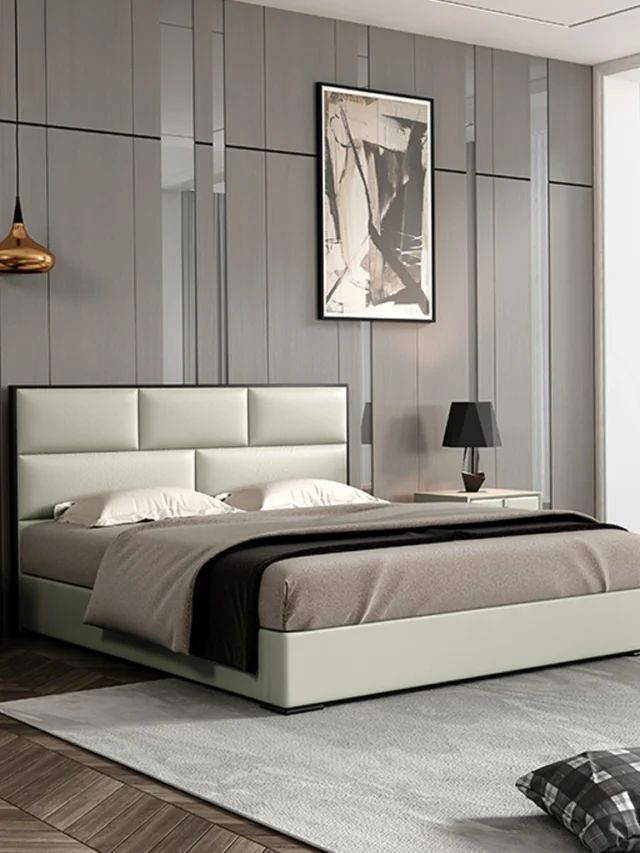 Luxury-Modern-Design-Board-Bed-Upholstered-Home-Wooden-Sleeping-Bedroom-Furniture