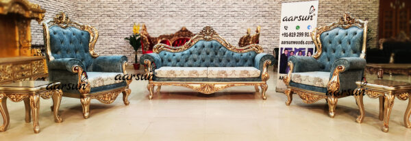 Amazing wooden Heavy Sofa Set Design