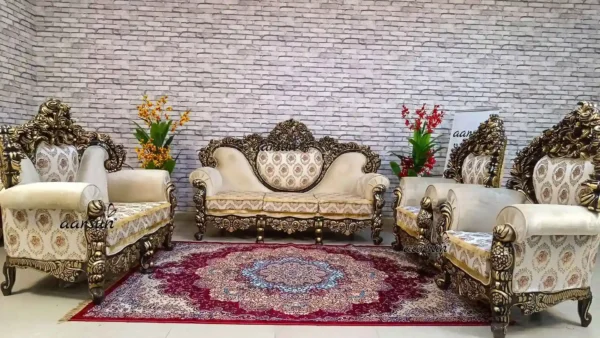 Royal-Sofa-Set-in-Gold-Paint-D