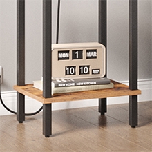 end table with power outlet