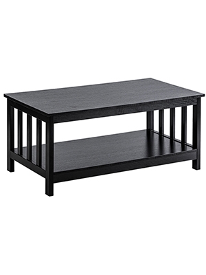 black coffee table