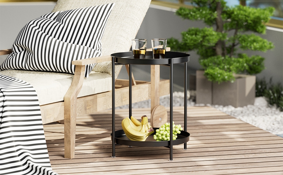 Balcony side table