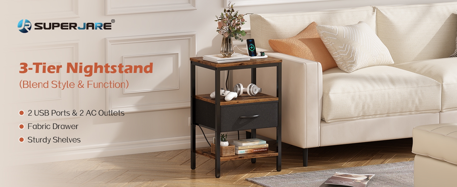 nightstand bedroom storage end table wood nightstand dresser for bedroom side bed table bedroom 