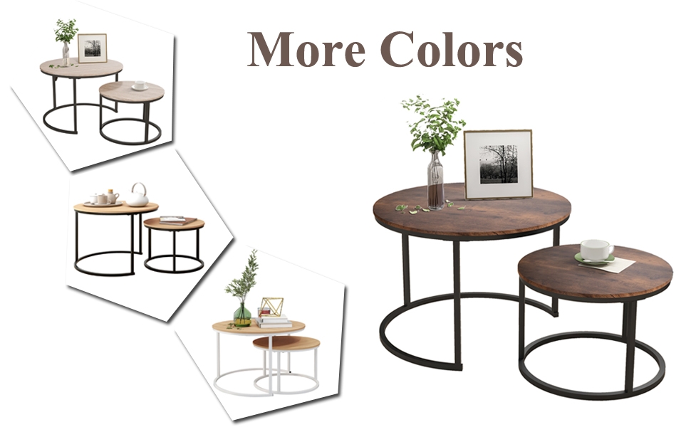 round coffee and side table set nesting coffee tables for living room end tables living room set