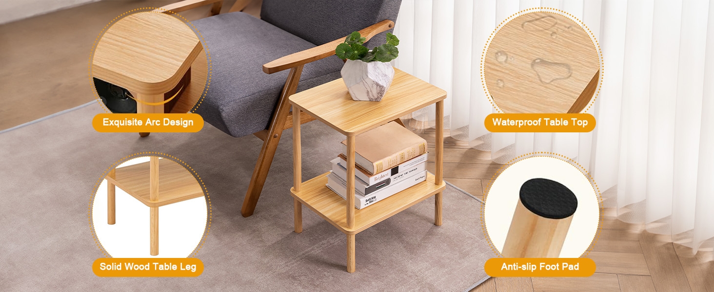 2 tier end table