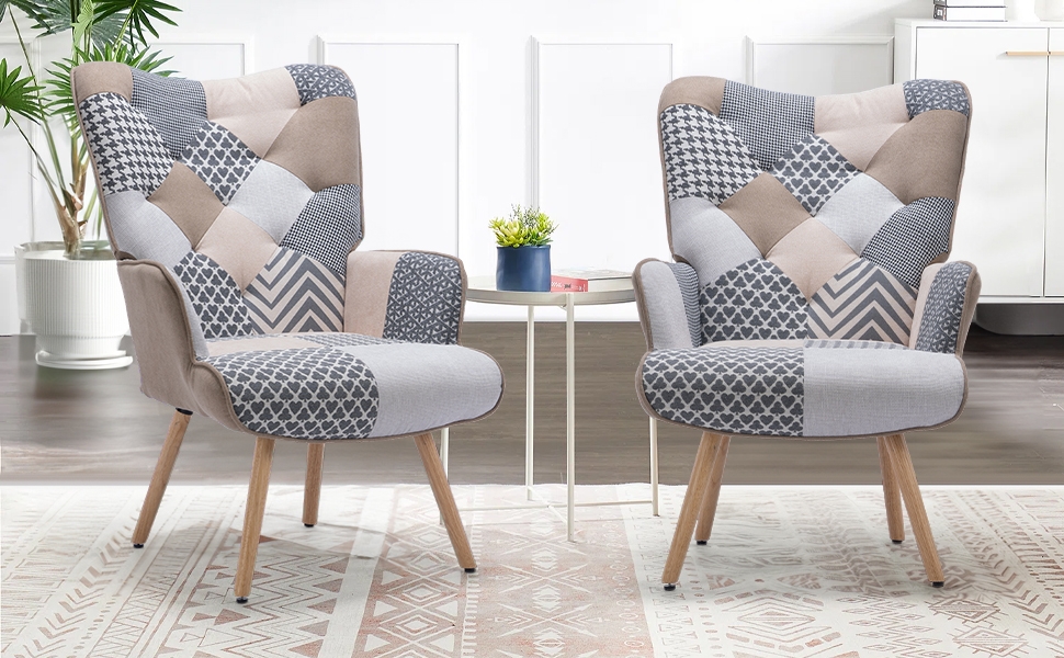 Upholstered Armchair Elegant